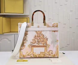 Alta qualidade impressão bolsa de compras designer espaçoso totes mãe criança pacote luxo lazer bolsa