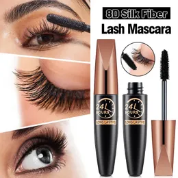 Mascara Waterproof Antisweat Lengthens Eyelashes Extension Black Silk Fiber Female Nonsmudge Makeup Cosmetic 231020