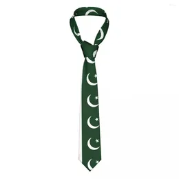 활주 파키스탄 깃발 넥타이 남성 여성 폴리 에스테르 8cm 목 넥타이 패션 클래식 셔츠 액세서리 gravatas 선물