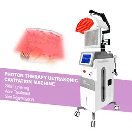 10 in 1 Red Light Therapy 장치 광 역학 PDT LED 얼굴 안면 PDT 피부 회춘 PDT 7 컬러 조명 LED 광자 요법 안면 치료 장치