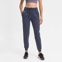 lu lu lu align lemons yoga pant with women fitness Jogger leggings 2つのサイドポケット