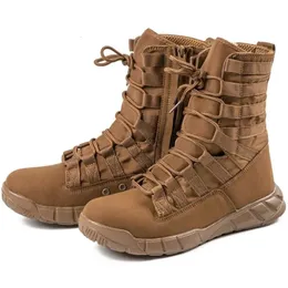 Модельные туфли Военные тактические боевые ботинки Мужские уличные походные армейские ботинки в пустыне Легкие дышащие мужские ботильоны Обувь для джунглей 231020