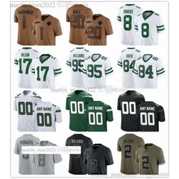 2023 Salute to Service Jersey 95 Quinnen Williams 8 Aaron Rodgers 17 Garrett Wilson 1 Sos Gardner 20 Breece Hall 11 Jermaine Johnson II Will McDonald IV 2 Zach Wilson