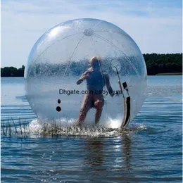 Diâmetro 2m inflável diversão bola de hamster humano água andando bola zorb para crianças adultos