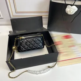 CC brand designer woman bag leather high quality handbag purse Shoulder bag Lipstick bags