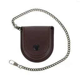 Titta på rutor Retro Case Vintage Bag Holder Storage Chain Design Container Pocket Pouch Travel Watchbox Tunnel Hamster