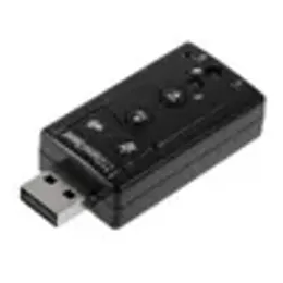 JP209B CM108 Mini USB 3D Harici Kanal Ses Sanal 12Mbps Ses Ses Kartı Adaptörü Yüksek Kalite Zz