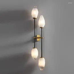 Lâmpadas de parede Nordic Lampen Modern Sala de estar Decoração Acessórios Smart Bed Sconces Antigos Estilos de Lâmpada LED Interruptor