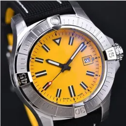 U1Top-Grade AAA Breitling Avenger 자동 기계식 시계 44mm 블랙 버드 정찰 비행기 남성 패션 트렌드 방수 비즈니스 사파이어 Montre de Luxe 39