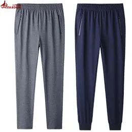 Calças masculinas Plus Size 7XL 8XL 9XL Mens Casual Corredores Calça Esportiva Versão Solta Fitness Streetwear Calças de Corrida Calças de Treino Sweatpants 231021