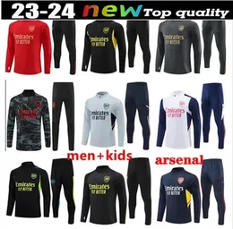 2023 2024 Pepe Saka Pink Arsen Tracksuit 축구 축구 유니폼 23 24 Gunners Training Suit Odegaard Thomas Tierney Smith Rowe Transport Men Kids Sportswear Kit666