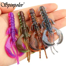 Baits Lures Spinpoler Floating UV Lighting Soft Fishing Lure Shrimp Scent Artificial Salted Freshwater Saltwater Perch Pike 231020