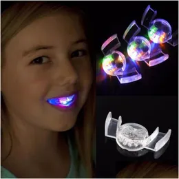 LED RAVE TOY GLOW TOUDH TUGHNEN FUNNY LED LIGHT CHILDRES LIGHT-UP TOYS FLISHING FLASH BRACE Mouth Guard Party Party Party Party ToysGiDhlln