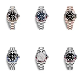 Clean Factory 126710 GMT Full Series Luksusowy zegarek 3186 Maszyna GMT DD3285 W pełni automatyczny ruch mechaniczny 904 STAL 40 mm Męski zegarek