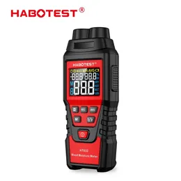 Fuktmätare Habotest HT632 Digital trä Fuktmätare Väggvatten Tester Fuktighet Mätare Två stift Hygrometer Betong Cement Brick Detector 231020