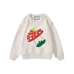 2023 Felpa per bambini Felpa con cappuccio primaverile Linea autunnale Uomo e donna Girocollo per bambino Lettera Versatile stampa Pullover Abbigliamento per bambini di lusso