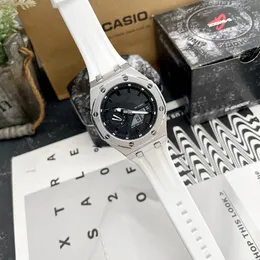 ReloJ hombre goldenhour deri led izle erkekler gündelik ordu alarmı saatler spor kuvars adam bilek su geçirmez erkek saat kutu ile saat su geçirmez erkek saat