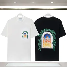 Летняя футболка Мужчины Женщины Дизайнерские футболки Модные брендовые топы Роскошная одежда Уличные футболки с коротким рукавом Азиатский размер S-3XL футболка с дизайном футболки мужские футболки рубашки для мужчин