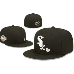 Hot Fitted hats Snapbacks hat Adjustable baskball Caps All Team Unisex utdoor Sports Embroidery Cotton flat Closed Beanies flex sun cap mix order W-6