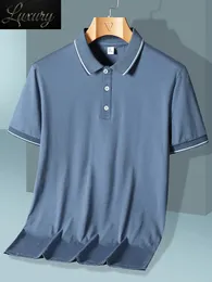 Herren-Freizeithemden, Sommer, atmungsaktive Baumwolle, Herren-Poloshirts, Kurzarm, klassisch, einfarbig, S, Herrenbekleidung, lässig, Golf-T-Shirts, Übergröße 7XL 8XL 231021