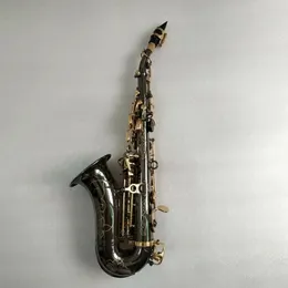 High-End Black Nickel Gold 991 Original Structure B-Key Professional Bending High Pitched Saxophone Professional-Tone Sax 00