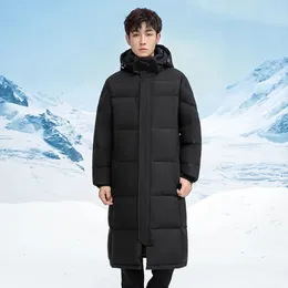 Herrenwesten -30 °C Daunenjacke Herren Lange Jacken Winter Warme leichte weiße Entendaunenmäntel Herren Streetwear Mantel Kleidung 231020