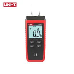 Moisture Meters UNI-T UT377A Wood Moisture Meter Digital Hygrometer Humidity Tester For Wood Data Hold 231020