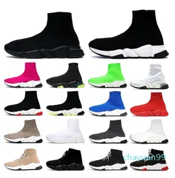 Sockenschuhe, flache Laufschuhe für Damen und Herren, schwarzer Schuh, beige, klare Sohle, Volt, Graffiti-Schnürsocken, Stiefel, Luxus-Designer, Plateau-Sneaker