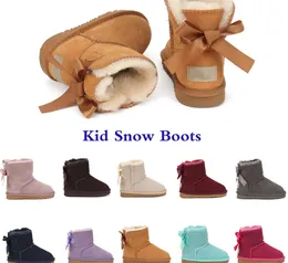 2024 New Boots Kids Boots Australia Snow Boot Designer Children Shoes Winter Classic Ultra Mini Boot Botton Baby Boys Girls Ankle Booties Kid Fur Suede6 8