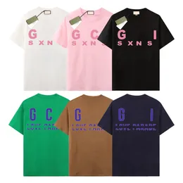 Mens Designer T-Shirt Summer Gu Shirts Luxury Trans Tirts Mens Womens Short Sleeve Hip Hop Streetwear Tops Complessing Clothing Clothing G-28