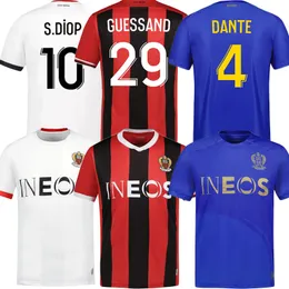 Pepe 2023 24 OGC Nice FC Soccer Jerseys Delort Melou Gouiri 23 24 Home Away Third OGC Nice Football Shirts Dolberg Dante Kamara Atal Kluivert Stengs Maillot Shirts