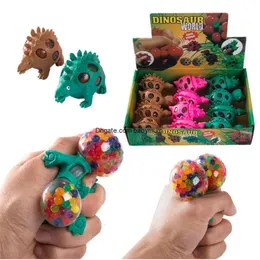 Dinosaur Dinosaur Fidget Toy Anti Legins Squish Beads Ball Squeeze Toys Decliussion Cearieter Callever Callsing Calls