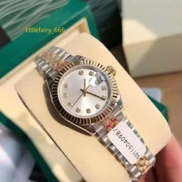 2023 med originalbox mode automatisk mekanisk kvinna titta 31m diamant bezel kvinnor datejust klockor jubileum rostfritt stål dam damer armbandsur