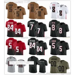 2023 Jersey 7 Michael Vick 80 Andre Rison 34 Ray Buchanan 56 Keith Brooking 25 Tyler Allgeier 26 Avery Williams 70 Jake Matthews 65 Matthew Bergeron 63 Chris Lindstrom