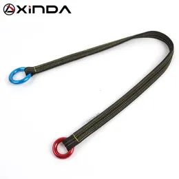 Climbing Harnesses Xinda Outdoor Tree Climbing Loop Garden Anchorage Outreach Activities Climbing Tree Sling Link Bark Protector Camping Equipment 231021