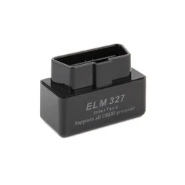 Diagnostic Tools Super Mini Elm327 Bluetooth Obd2 V1.5 Black Smart Car Interface Elm 327 Wireless Scan Tool Drop Delivery Mobiles Mo Dhite