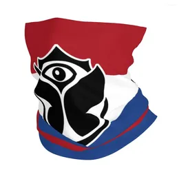 Sclesves Tomorrowlands Flags Bandana Neck Gaiter Electronic Dance Mask Diarf Multi-Use Face Outdoor for Men Women Only Season