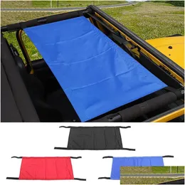 Other Interior Accessories Car Mesh Sunshade Roof Sun Net For Jeep Wrangler Yj Tj Jk Jku Jl Jlu 1987- 2/4Door Drop Delivery Mobiles Dhrzf