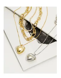 D9ci Necklaces High Quality Designer New Fashion 18k Love Multi Layered Diamond Collar Personalized Temperament Pendant Tiff T-home Gifts