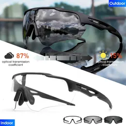 Outdoor-Brillen SCVCN Pochromic Glasses Herren-Fahrradbrille Polarisierte Zyklus-Sonnenbrille Sonne für MTB UV400-Brille Damen-Fahrrad-Brille 231021