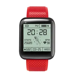 New Smartwatch 116 Plus Smart Bracelet Waterproof Tracker Bracelet Heart Rate Monitor Blood Pressure Smartwatch For Android IOS