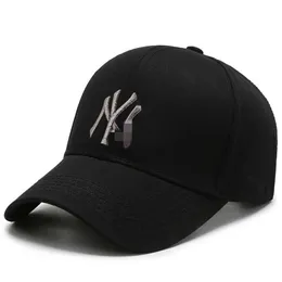 Кепка MLB Роскошная шапка высшего качества Нью-Йоркская дизайнерская бейсболка Унисекс Шляпа с утиным языком Шляпа с вышивкой букв Тренд Универсальный жесткий верх Спортивная кепка