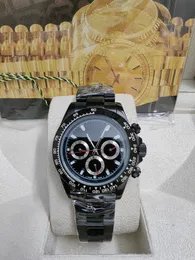 Con scatola originale Orologio di alta qualità 40mm 116503 116508 116523 116528 Quadrante nero zaffiro Nessun cronografo meccanico automatico da uomo 2024