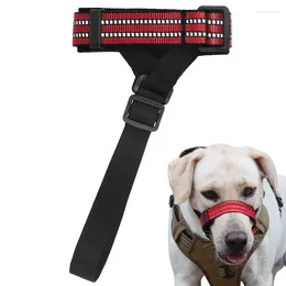 Hundkrage Munnvakt Dogs Bekväma muzzles Förhindra bita inomhusdekor för hempografi utomhusspelning promenader