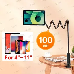 Telefon surfplatta PC Holder Bed Desk Flexible Long Arm Clamp Tablet Stand för iPad 10 9 8 7 Air Pro Max Mini iPhone 12 13 14 15 Samsung Xiaomi Mix 10 11 12 13 Google Pixel Nexus LG