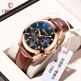 Chenxi 903 New Moon Phase Multifunctional Three Eye Six Edele Sports Men's Men Fluminous Watch