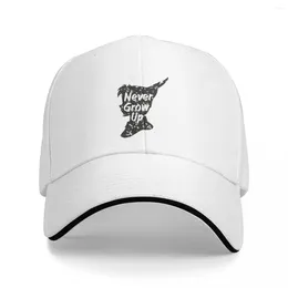 Ball Caps Never Grow Up Cap Baseball Snap Back Hut Winter Damen Herren