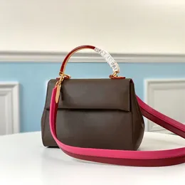 M42735 Cluny BB Дизайнерская роскошная сумка Женская сумка через плечо Классическая монограмма Холст Красочный кожаный ремешок Деловая сумка для покупок