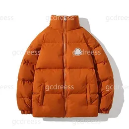 Mens Winter Coats Winter Thicked Down Jacket Herrmode stativ krage Brödkläder flerfärg Ny Loose Lare Size Cotton Coat Light and Thin Lovers 'Bomullsrock