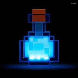 Night Lights Potion Bottle Light Color Changing Up And Switches Between 8 Different Colors Shake Control Lamp Toy